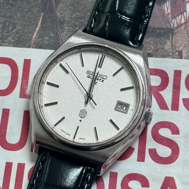 Seiko 세이코 한지(韓紙) 다이얼 Quartz QZ Date