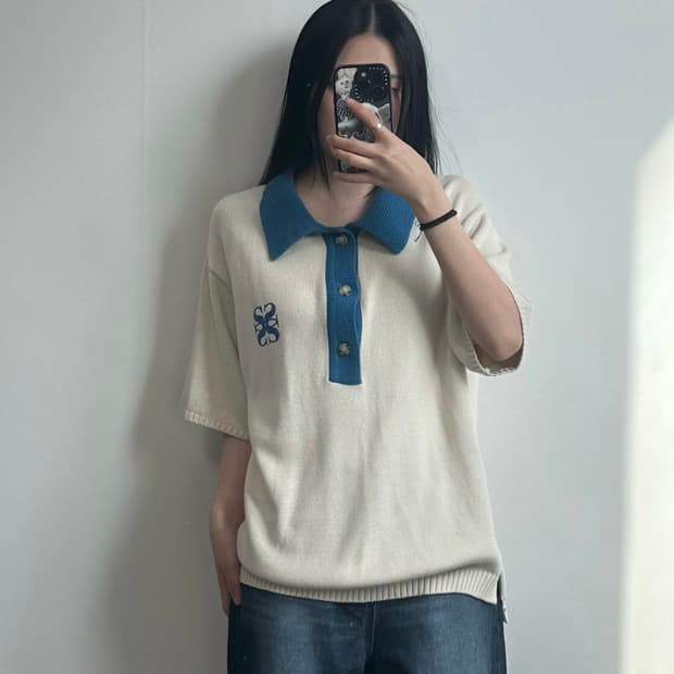 세터 나폴리 소프트 코튼 폴로 니트