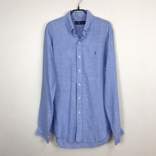 폴로 랄프로렌 POLO 린넨 마 남방 셔츠 남성M (103)