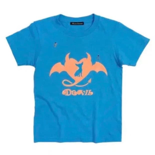 [F.E.E.S] polite devil petit shirt (turq