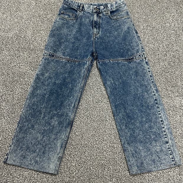 우영미 데님 청바지 신형 와이드