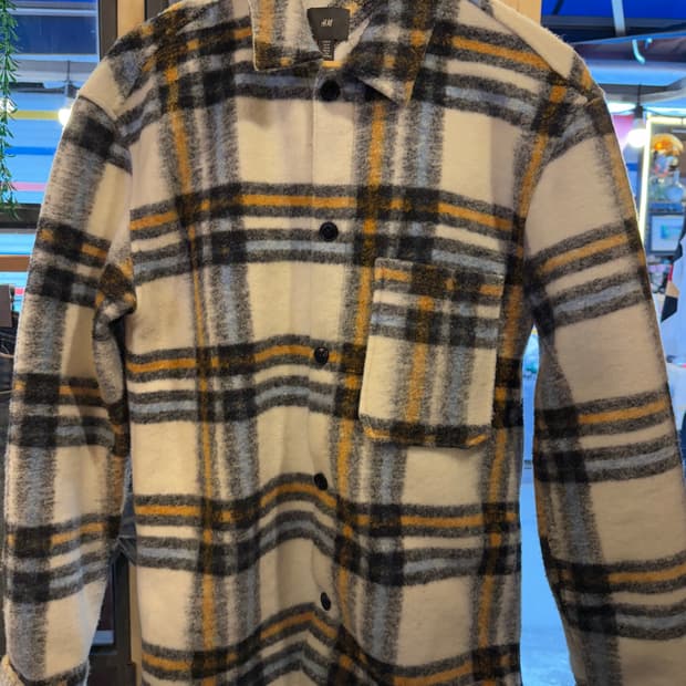H&M 플란넬 셔츠 자켓
