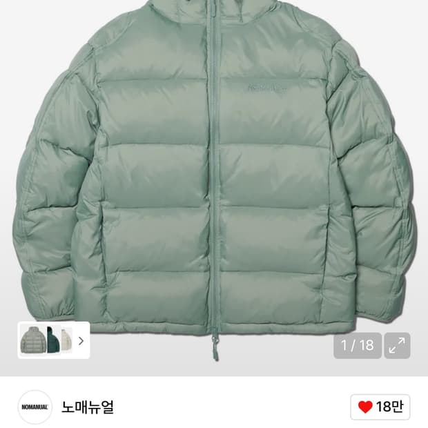 구해요) 노매뉴얼 패딩 s