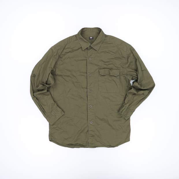 M 유니클로 포켓 셔츠 0427H