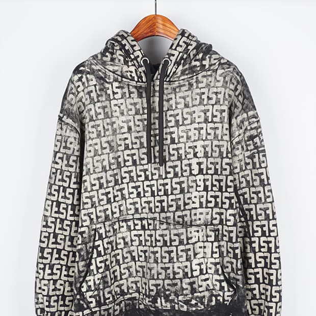 SIMEON FARRAR monogram pattern hoodie