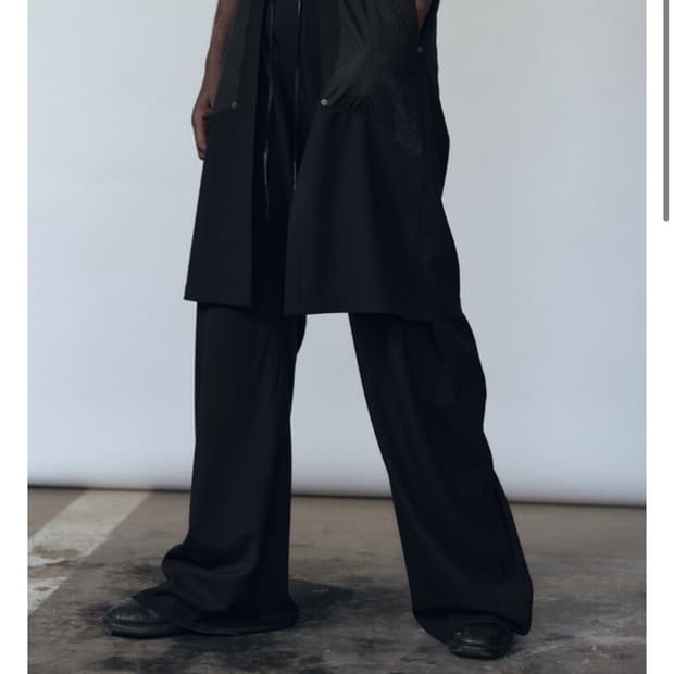 [L] 카르넷 아카이브 스커트 팬츠 블랙 SKIRT PANTS