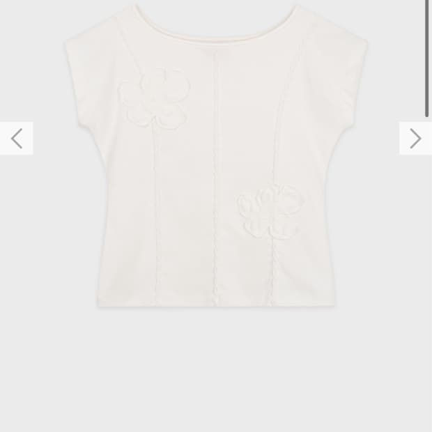 시눈 Flower Patch T-Shirt (White) 