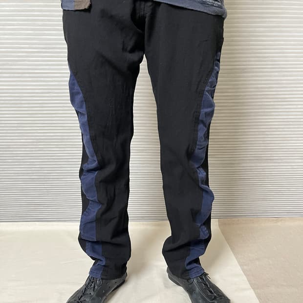 꼼데가르송 옴므플러스 에버그린 축융 팬츠 comme des garckns