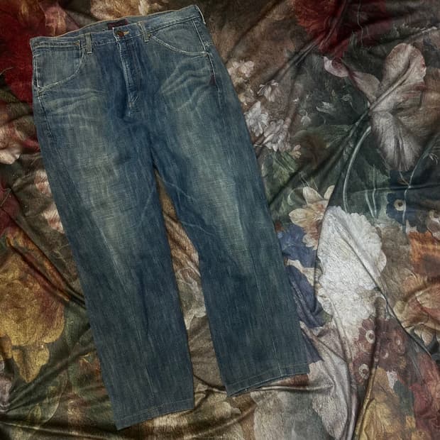 리바이스 빈티지 엔지니어드 진청워싱데님진 36