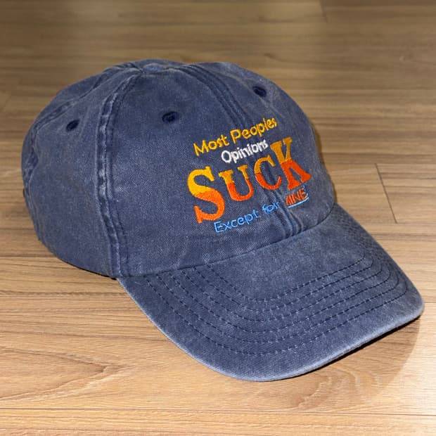 WILD DONKEY 와일드동키 오피니언 볼캡 빈티지 블루