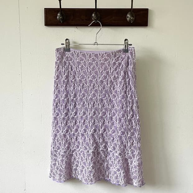 CLICHY 라벤더 레이스 스커트