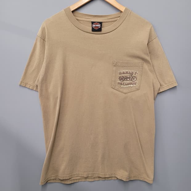 할리데이비슨 플레임 반팔 티셔츠