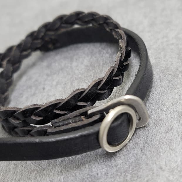 vintage leather bracelet