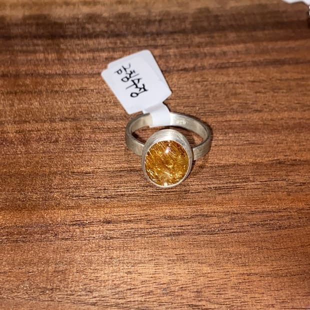 Stone ring (황침수정)