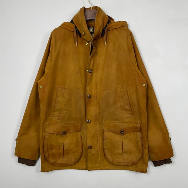 바스통 왁스드 코튼 헌팅자켓