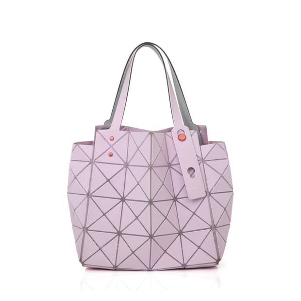 이세이미야케 바오바오 캐럿 라이트핑크 루센트 토트백