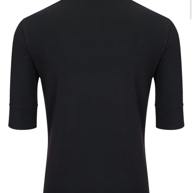 리젤서비스 SLIM SHORT-SLEEVED INNERWEAR black
