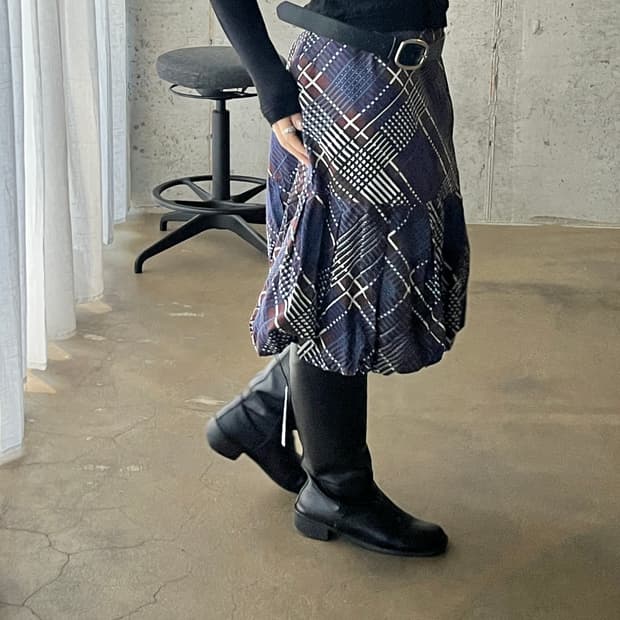 Pierre Cardin 피에르가르뎅 벌룬 미디 스커트