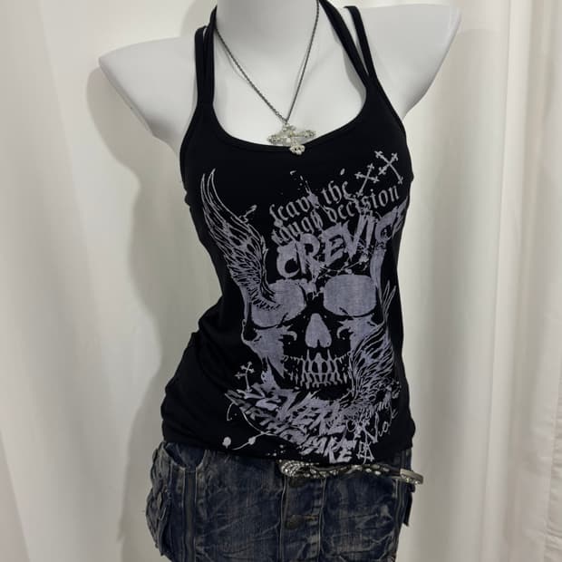 무료배송) GHOST OF HARLEM VINTAGE TOP