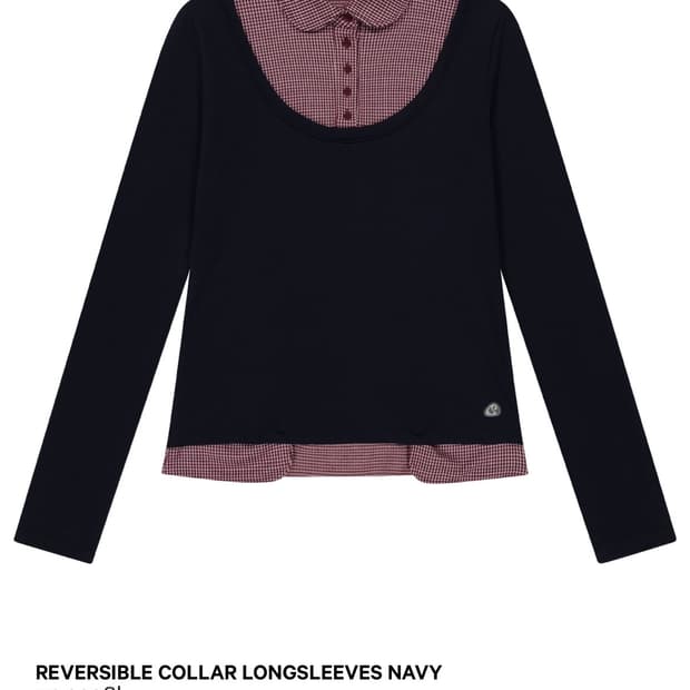 코이세이오 리버시블 롱슬리브 네이비