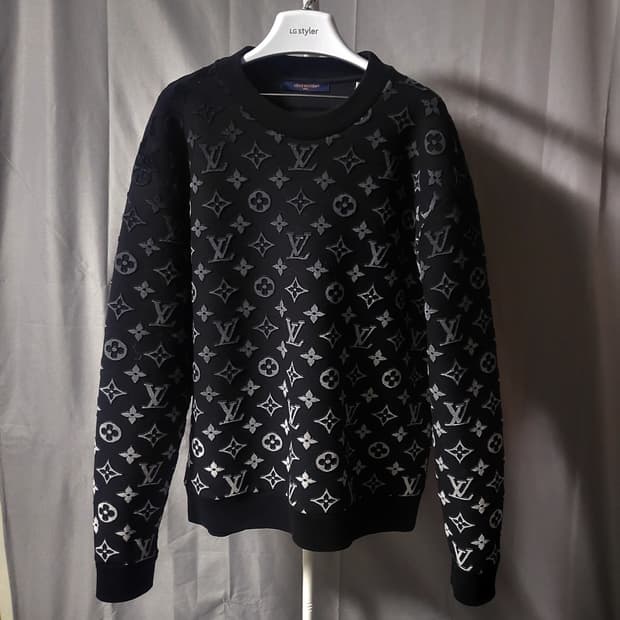 [새상품급/백화점판]루이비통 그라디언트 필 쿠페 맨투맨 XL