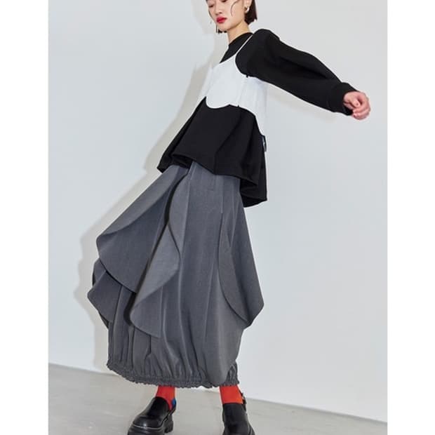 OMMO CIRCLE LAYERED DOCKING 스커트