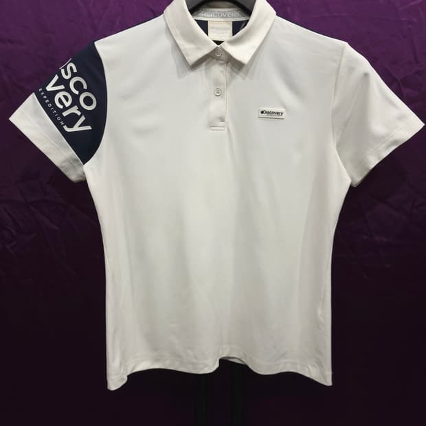 디스커버리 여성 카라 반팔티 95