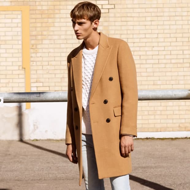 [S] 앤더슨벨 가렛 더블코트 (베이지)