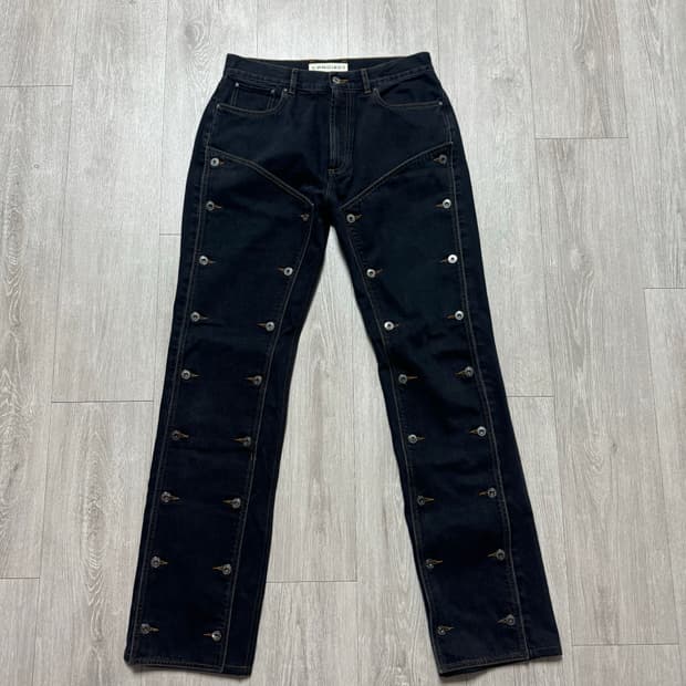 Y/Project Classic Button Panel Jeans 