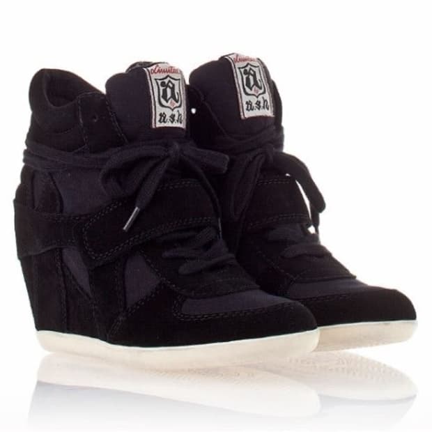 Ash 보위 하이탑 스니커즈 37 블랙