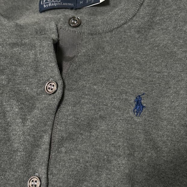 폴로 피마코튼 가디건