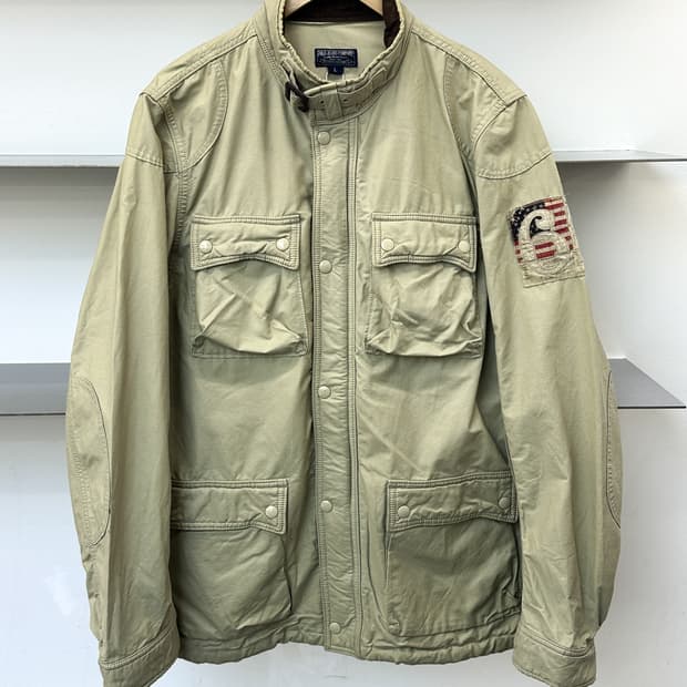 폴로 진스 컴퍼니 유틸리티 포켓 사파리 자켓