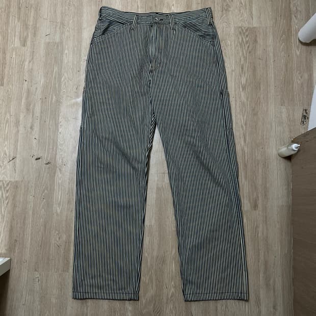 리바이스 스트라이프 워크 카펜터 팬츠 34 