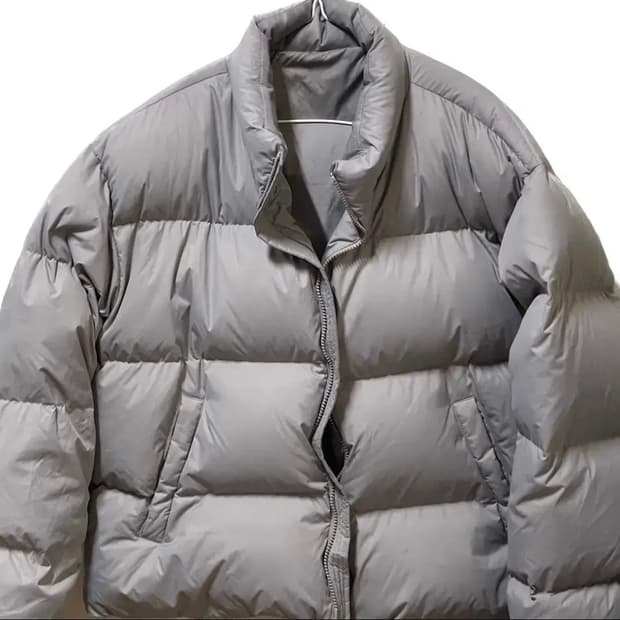 쿠어 구스다운 숏 패딩