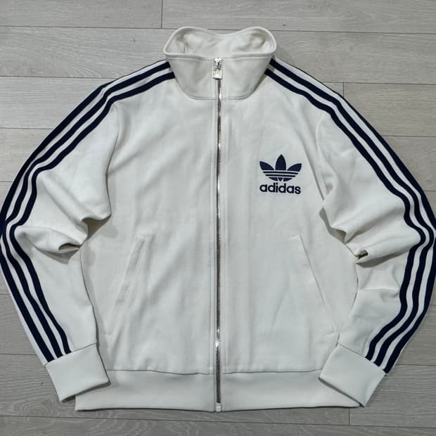 아디다스 워먼 BB 크레페 트랙탑 화이트 