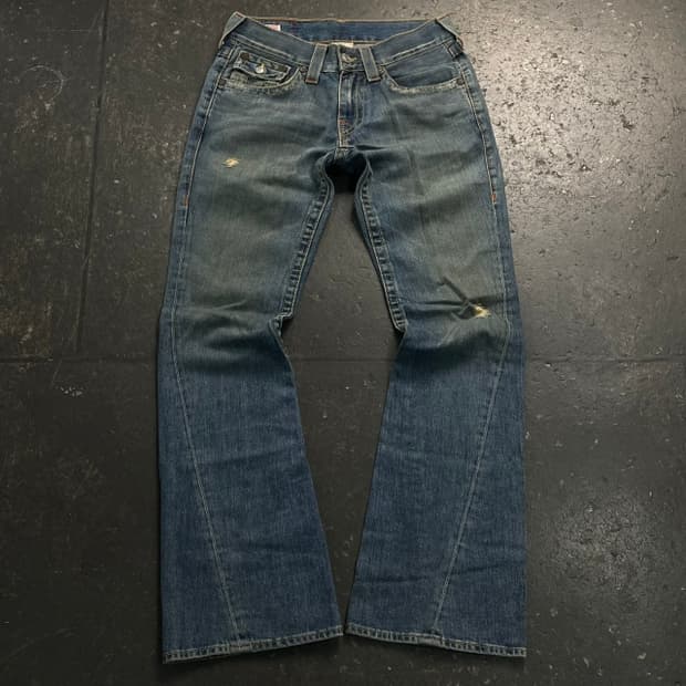 29 트루릴리젼 부츠컷 데님팬츠