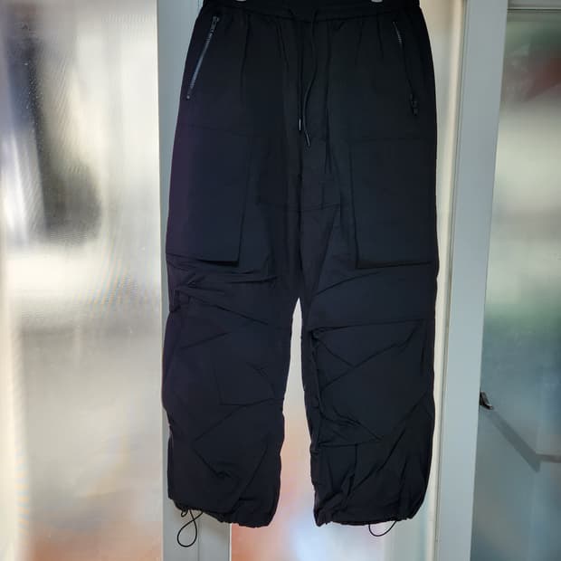 준지 퍼커링 나일론 팬츠 48사이즈