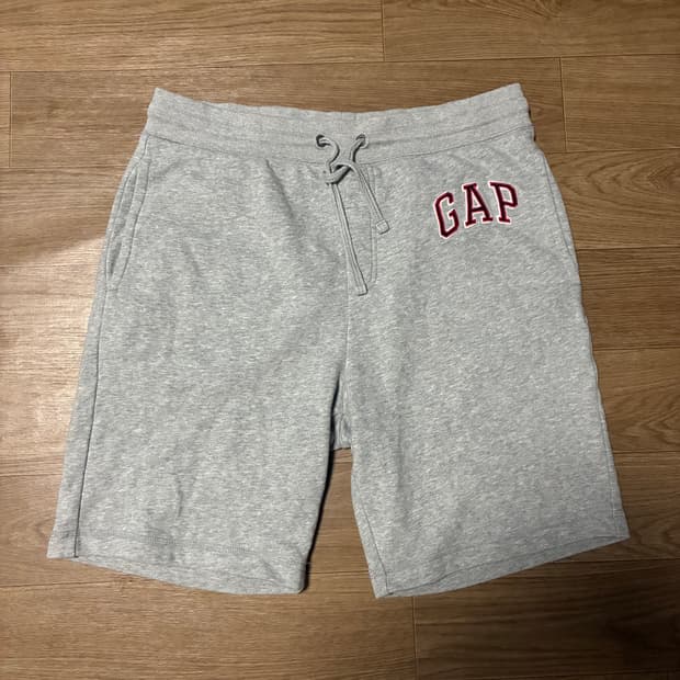 L) GAP 갭 코튼 쇼츠 반바지 그레이
