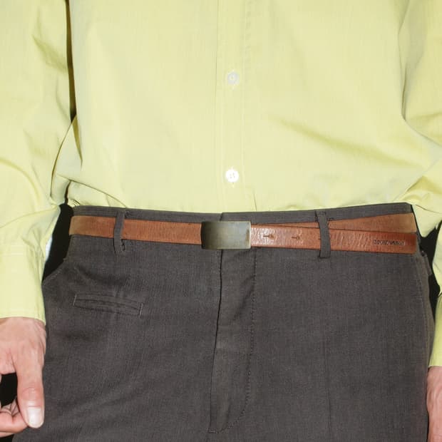 Thin Leather Belt