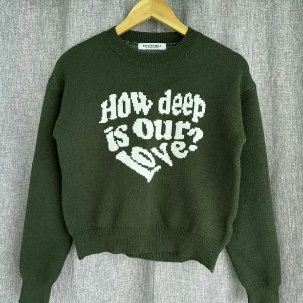 러브이스트루 니트/#3398