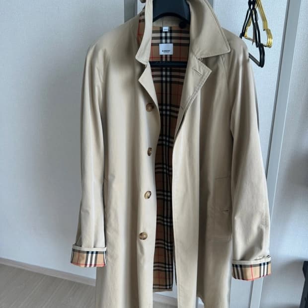 버버리 트렌치코트 캠든 52 (탈부착 가능 워머 포함) 