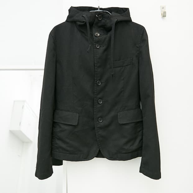 Black CDG Hood Blazer Jacket
