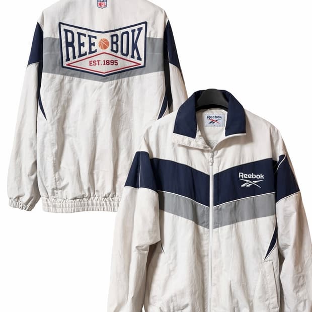 90‘s 올드스쿨 리복 빅로고 컬러블록 나일론 바람막이 95