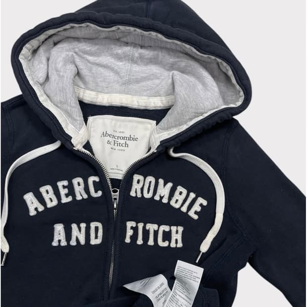 아베크롬비 네이비 후드집업
