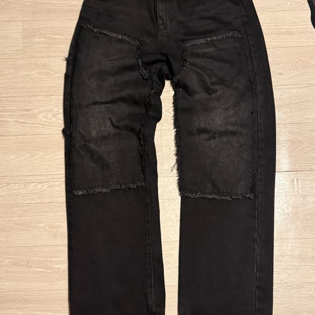 인세인개러지 스모크라이즈 더블니 팬츠 30