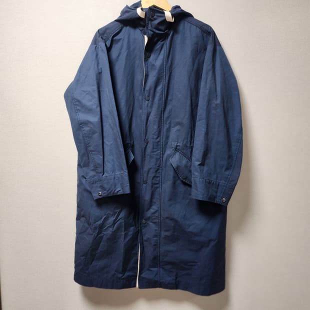 [100] TNGT 어나더티 네이비 후드 면코트 100