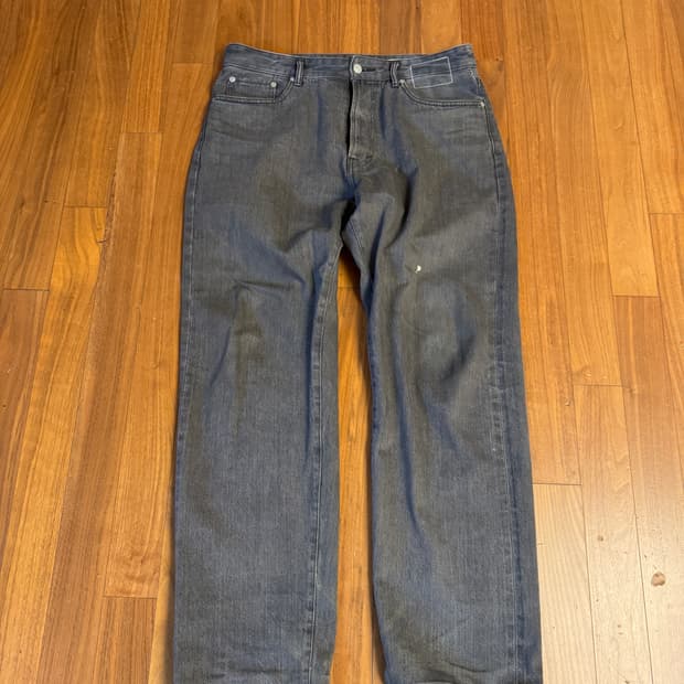 카키스 데님 팬츠 그레이