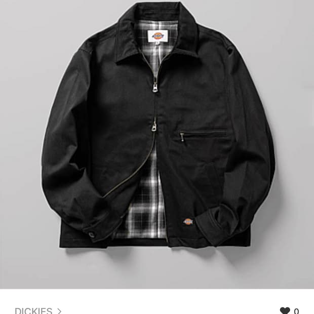 디키즈 트윌 워크 자켓 블랙 xl 새상품