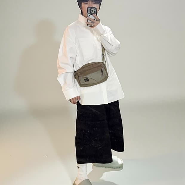 요시다 포터 캔버스 빈티지 숄더백 크로스백