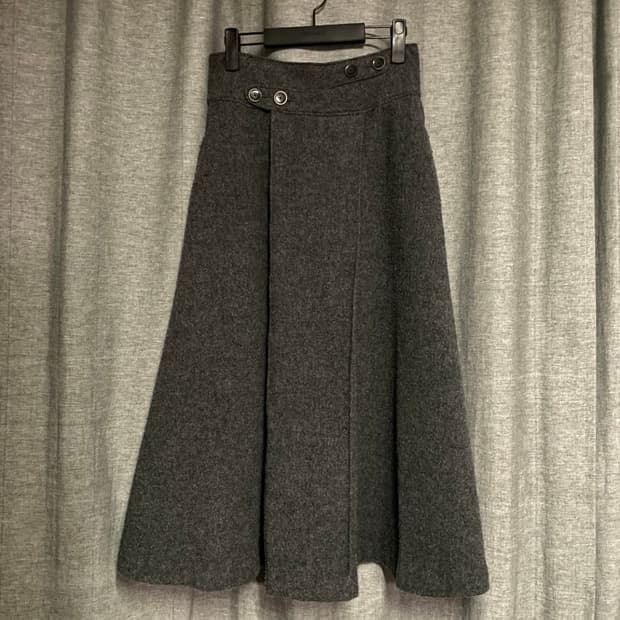 캐피탈 롱 스커트 팬츠